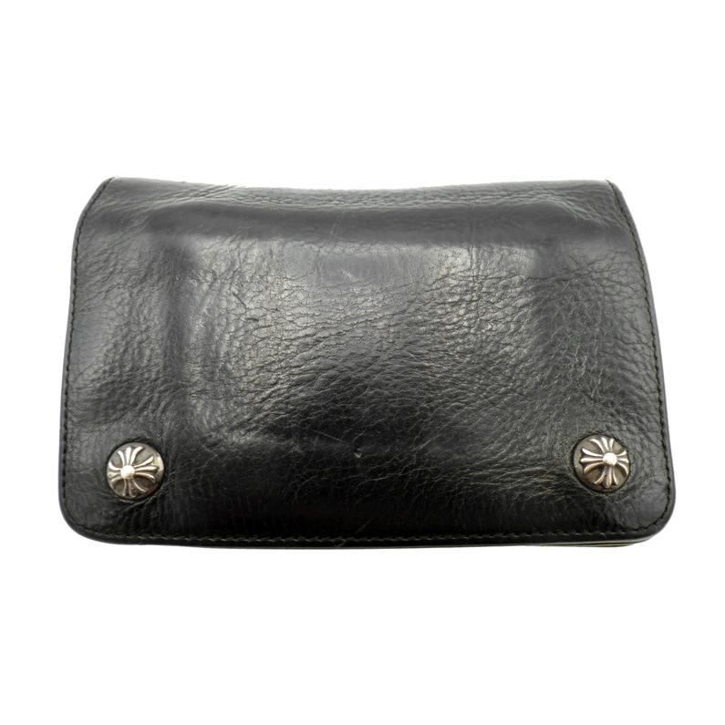 クロムハーツ CHROME HEARTS 【 2ZIP 】 2ジップ クロス ボタン レザー