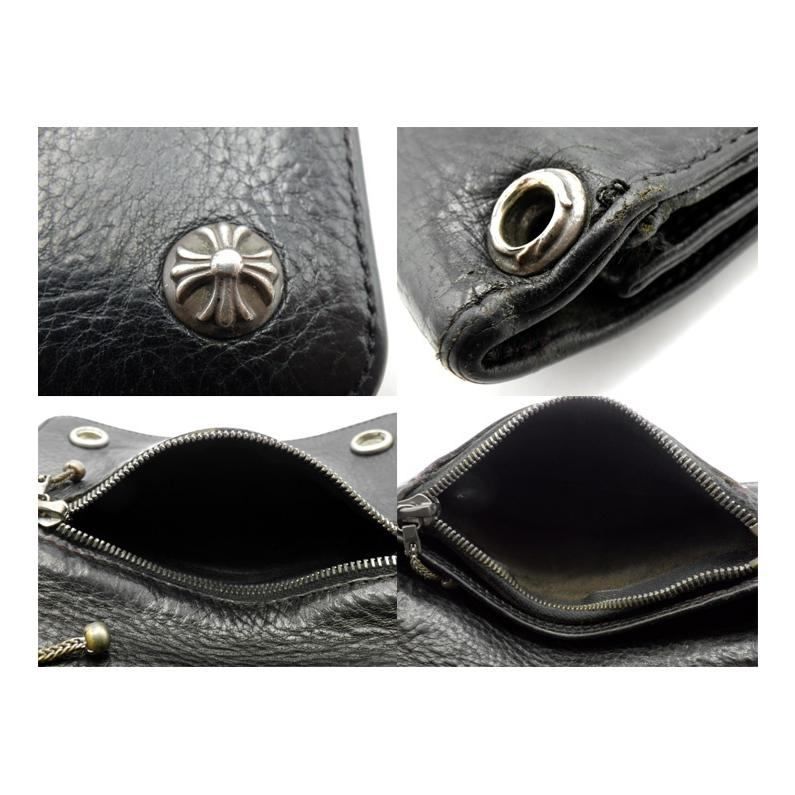 クロムハーツ CHROME HEARTS 【 2ZIP 】 2ジップ クロス ボタン レザー