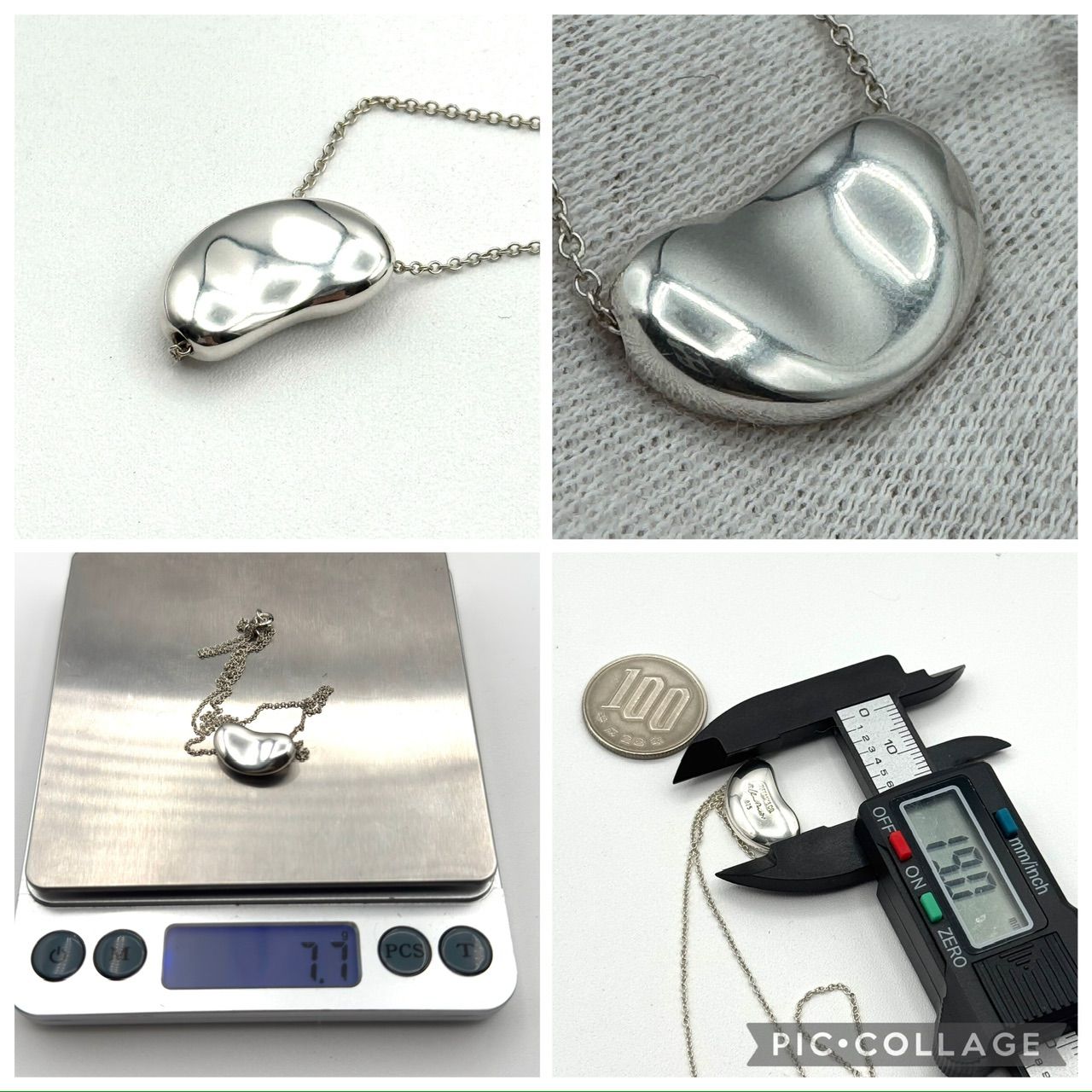 ティファニー エルサ・ペレッティ ビーンズ 19mm ラージ ネックレス 2