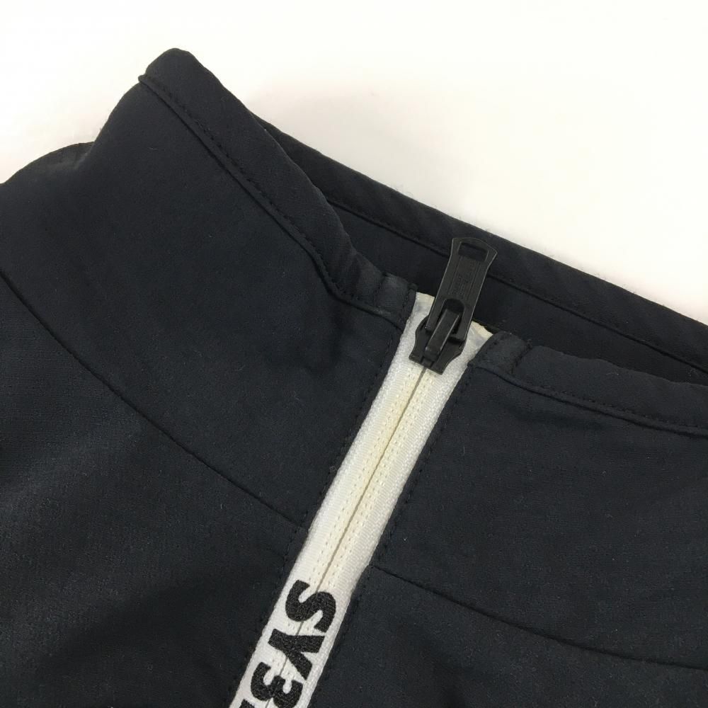 SY32 ジャケット 黒 裏微起毛 ジップロゴ メンズ L ゴルフウェア SY32