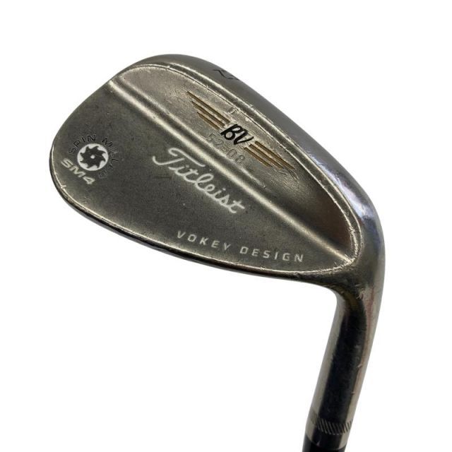 中古】 タイトリスト VOKEY SPIN MILLED SM4 ブラックニッケル 52°/08