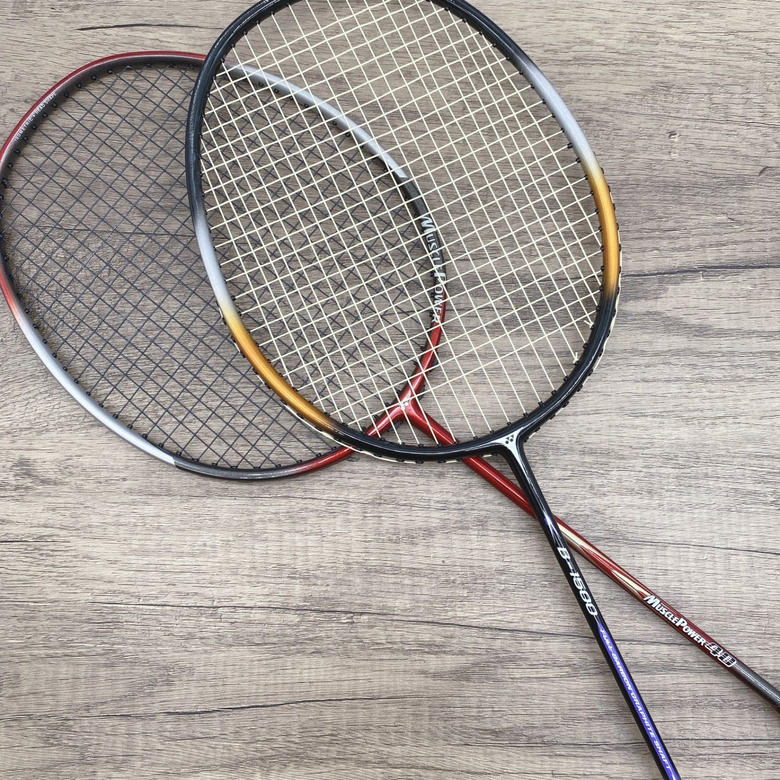 美品中古品】◇ YONEX バトミントンラケット B-1500 / MusclePower40 2