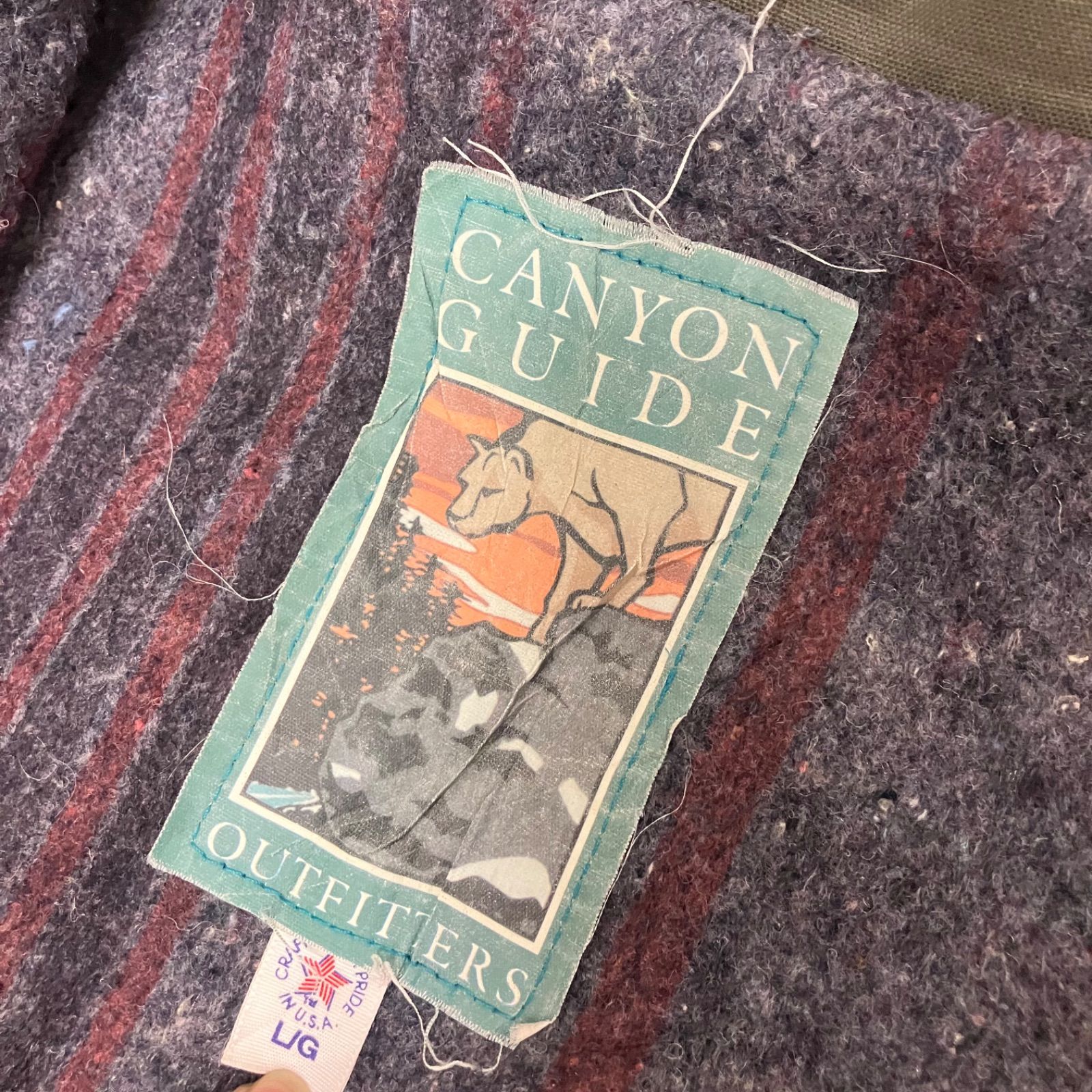 P3053 80s〜90s CANYON GUIDE ネイティブ柄 ジャケット - メルカリ