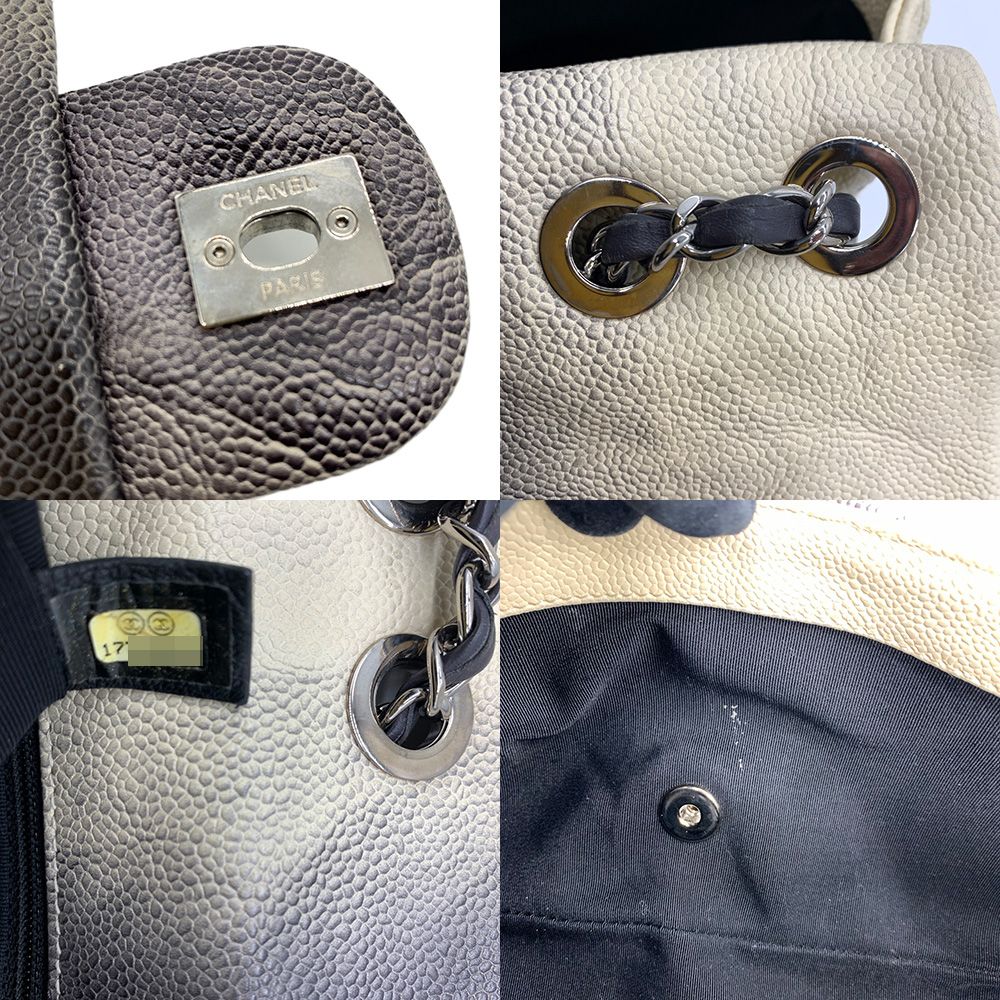 シャネル CC ココマーク マトラッセ キルティング Wチェーン