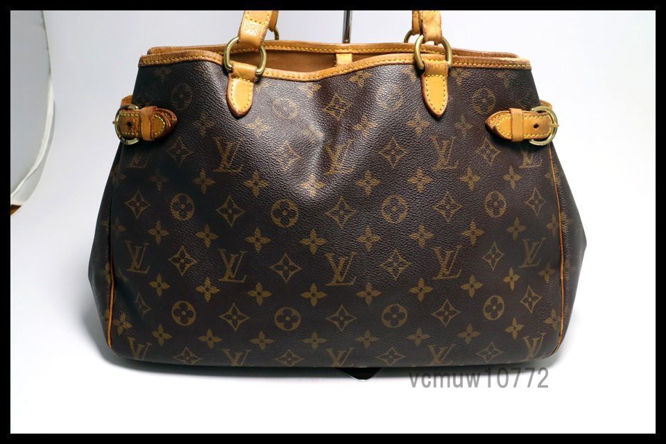 □LOUIS VUITTON モノグラム バティニョールオリゾンタル レザー