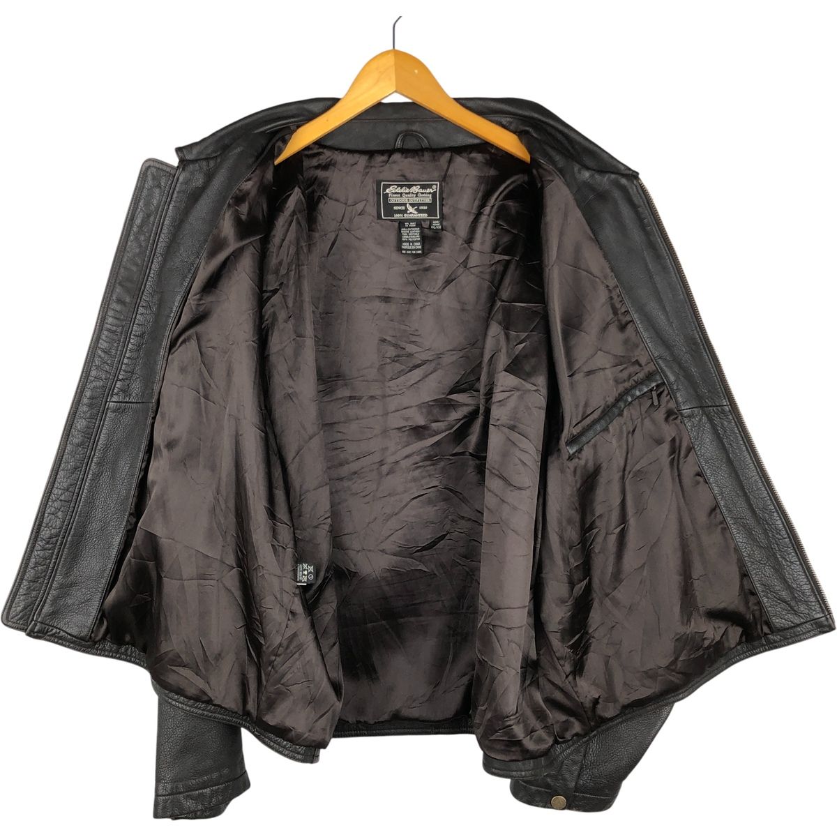 古着 エディーバウアー Eddie Bauer レザージャケット メンズXXL相当