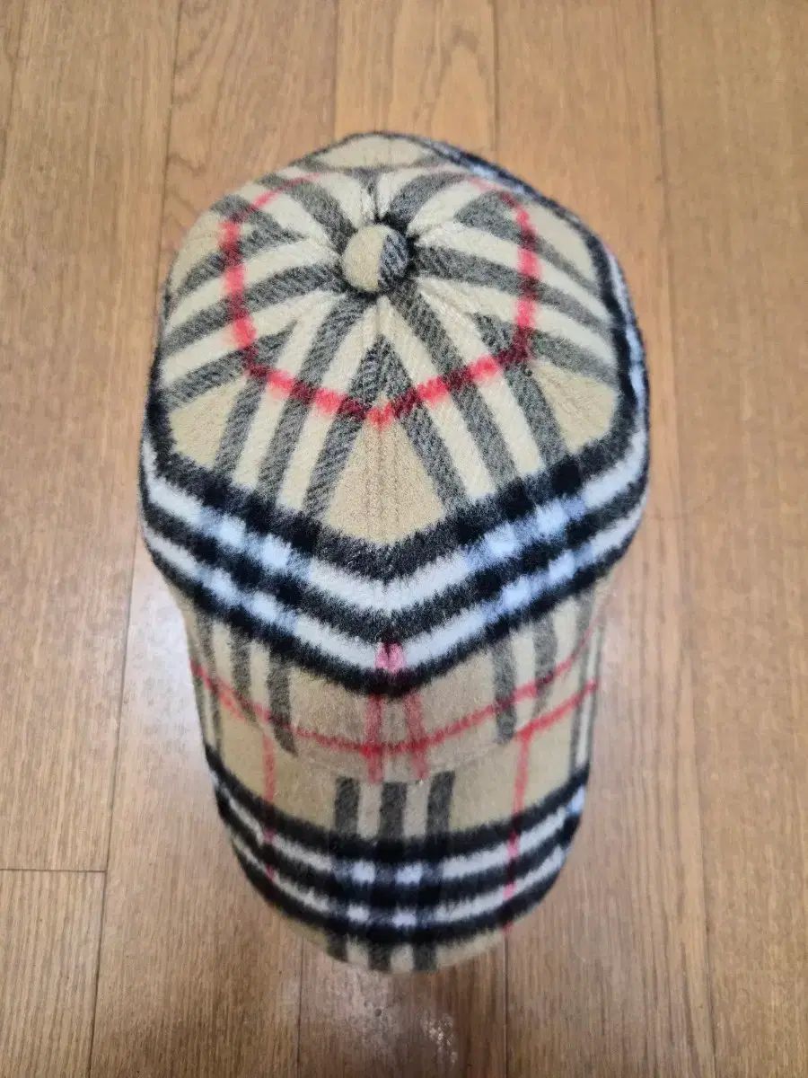 (正規品) バーバリー チェック ウール ベースボールキャップ Mサイズ (ブランド メンズ レディース 帽子)