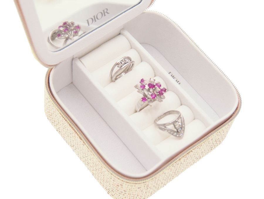 ディオール ノベルティ ジュエリーケース リングポーチ 2025 ミラー