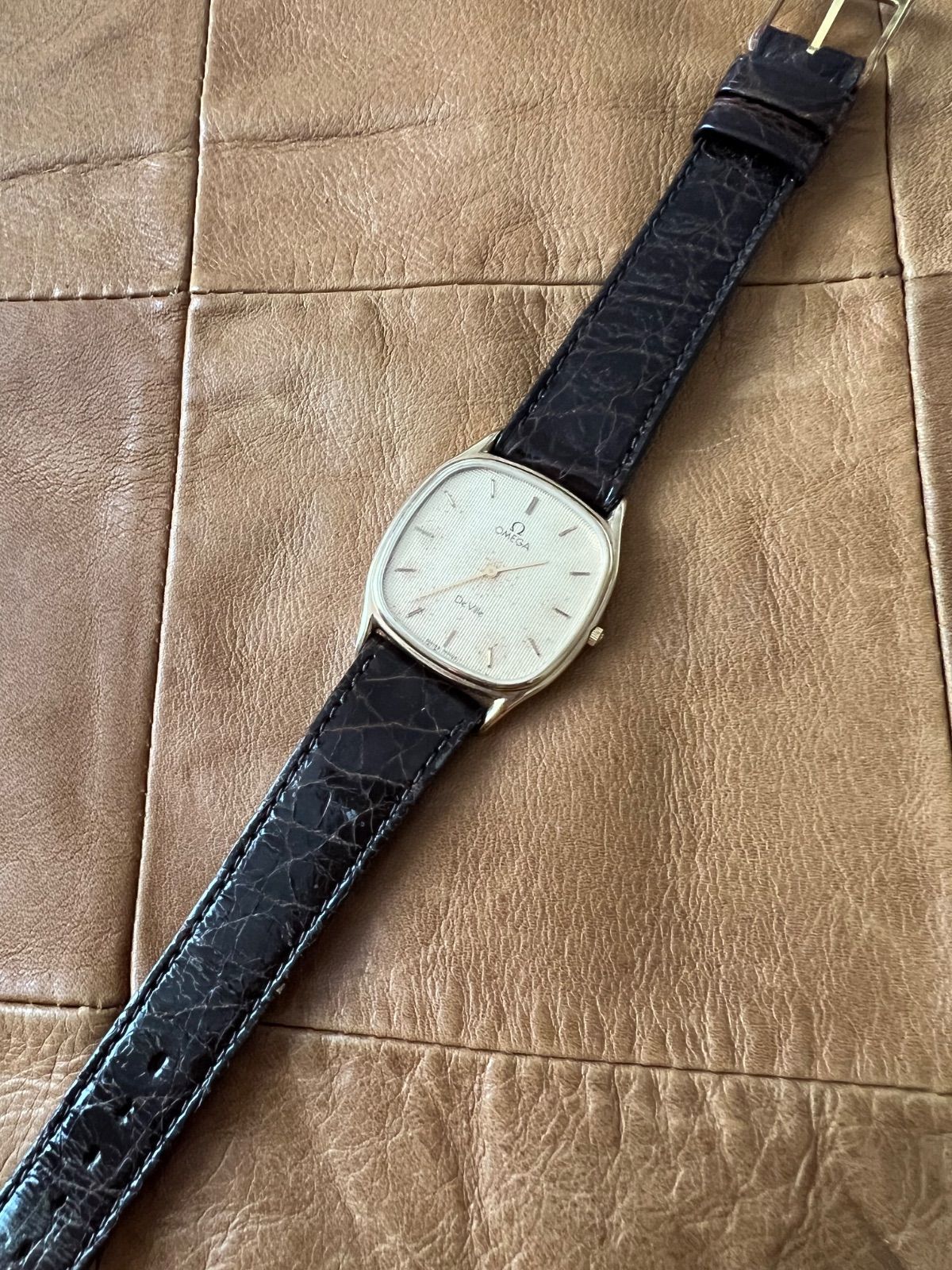 ジャンク品！オメガ OMEGA☆デビル☆デヴィル☆メンズ 時計☆スクエア