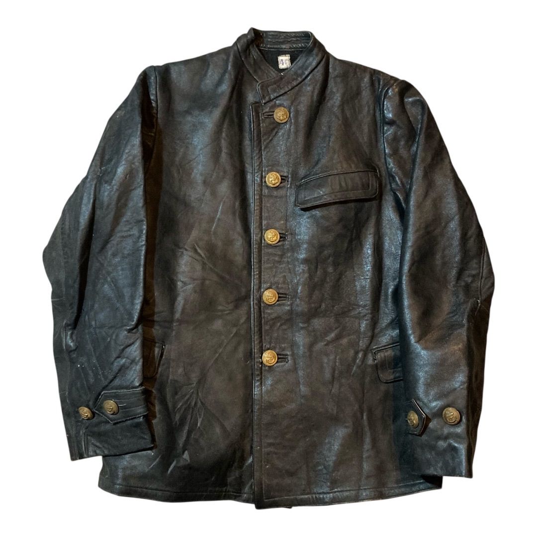 Special 希少　70s スエードレザージャケット　ミリタリー　ドイツ製 40s Germane army U-BOAT leather jacket size46 /40年代製 ドイツ軍
