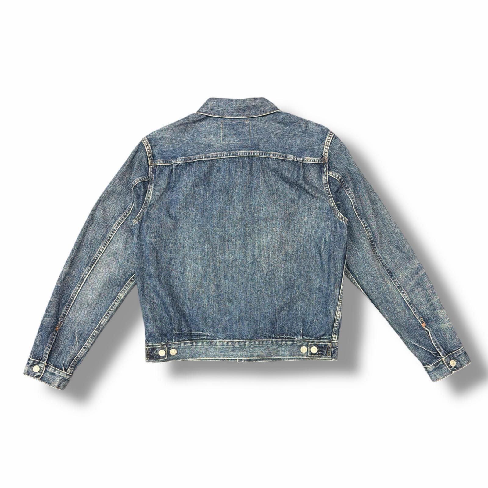 売り物 RRL O214 Type 2 デニム トラッカージャケット Gジャン XS 