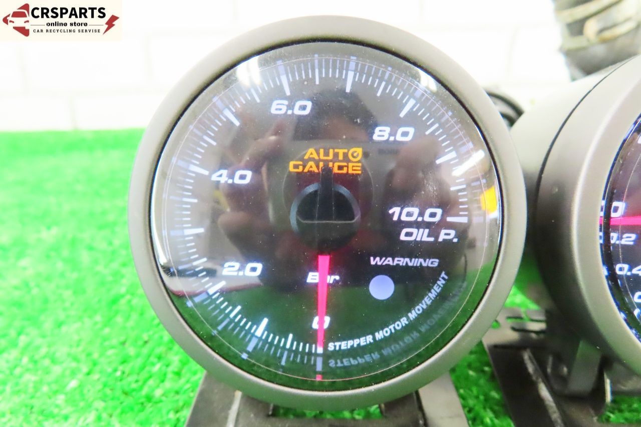 4点セット オートゲージ 追加メーター ブースト計 水温計 油 UTO GAUGE 