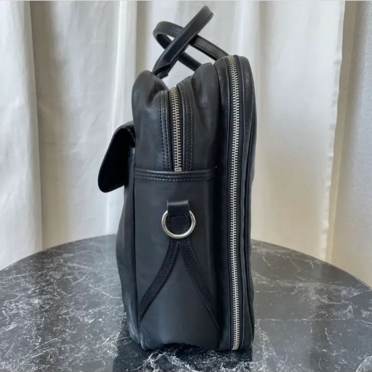 ショルダー紐欠品】SOMES SADDLE ソメスサドル 黒 レザー ビジネス 