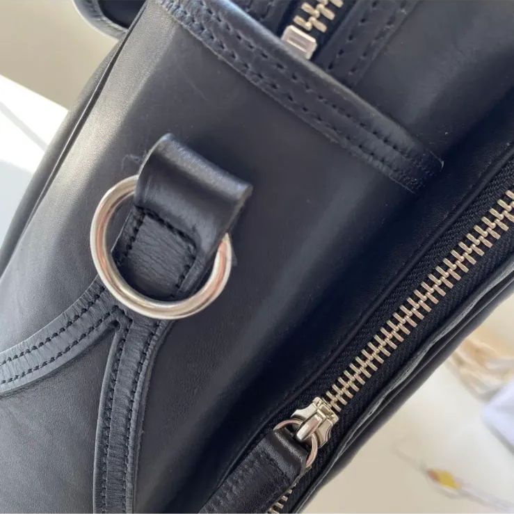 ショルダー紐欠品】SOMES SADDLE ソメスサドル 黒 レザー ビジネス