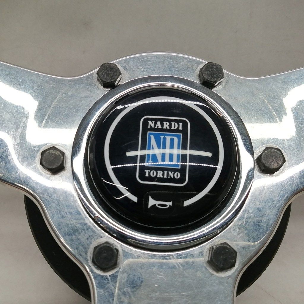 NARDI ステアリングホイール ウッド3本スポーク - メルカリ