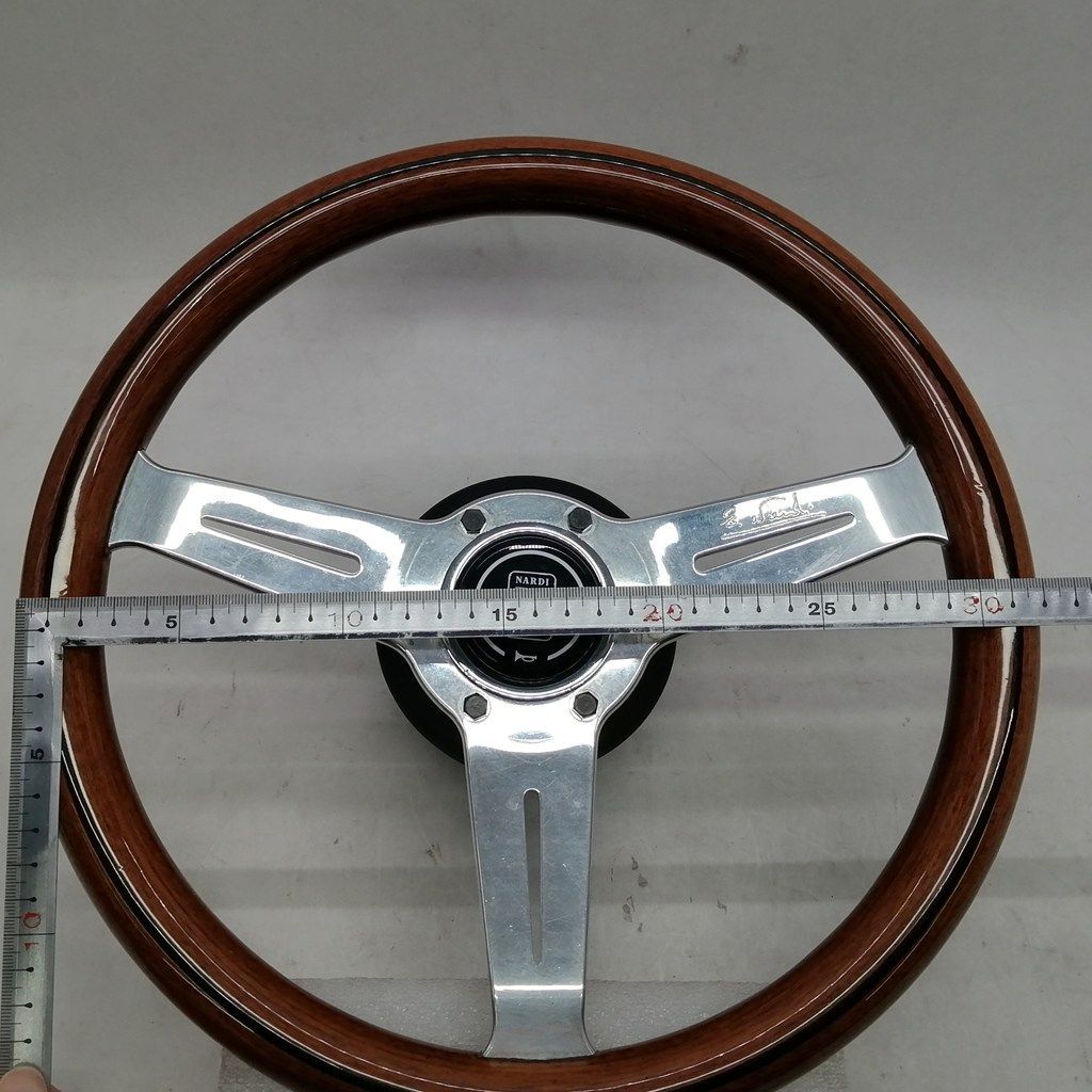 NARDI ステアリングホイール ウッド3本スポーク - メルカリ