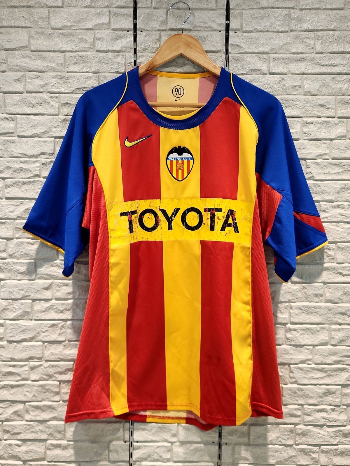 2004 VALENCIA C.F. バレンシアCF サッカーシャツ ユニフォーム NIKE