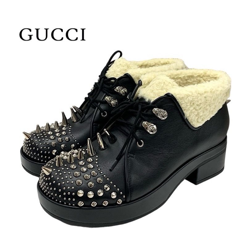 グッチ GUCCI ブーツ ショートブーツ 靴 シューズ レザー グッチ GUCCI ブーツ ショートブーツ 靴 シューズ レザー