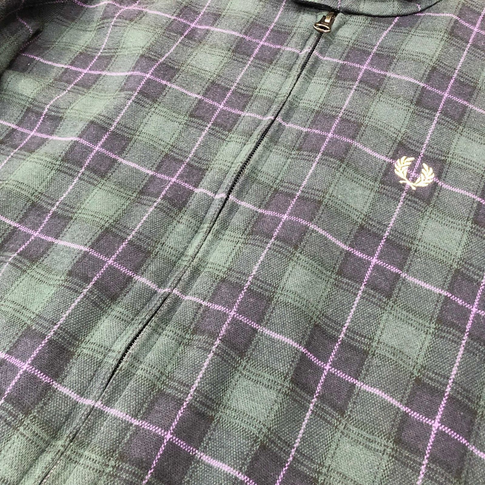 FRED PERRY フレッド ペリー ハリトン ジャケット チェック