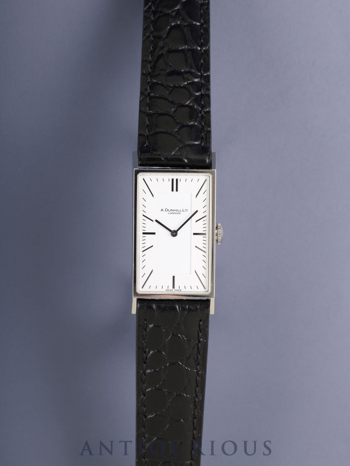 ダンヒル ウェイファー 8036 クォーツ Cal.ETA E03.001 SS 革 純正尾錠