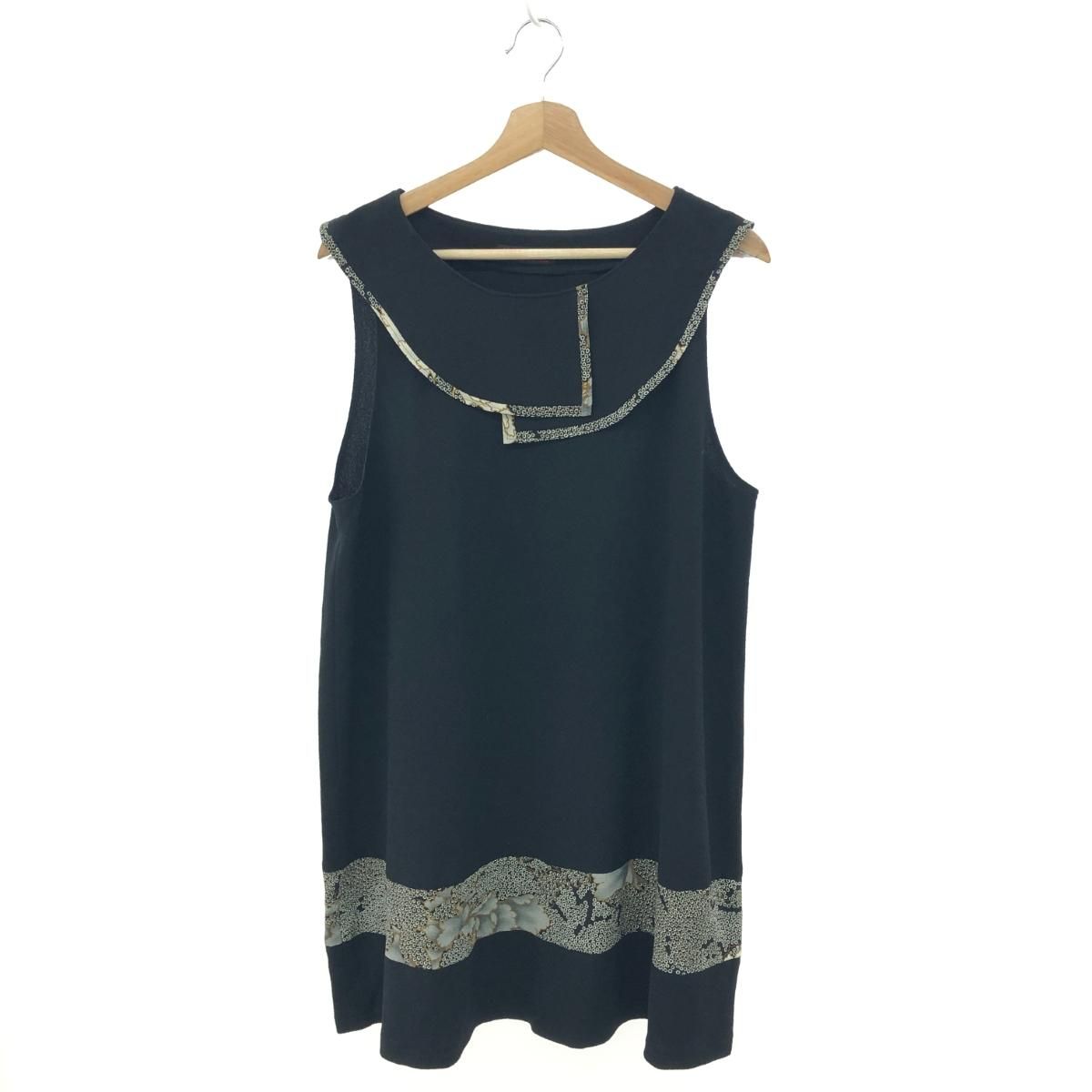 詩仙堂 シセンドウ カラーデザインチュニック ワンピース/ノースリーブ