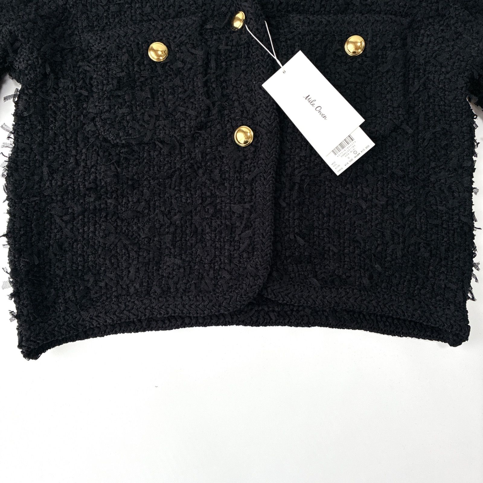 タグ付 / 2025 / Mila Owen ミラオーウェン / ニット ツイード