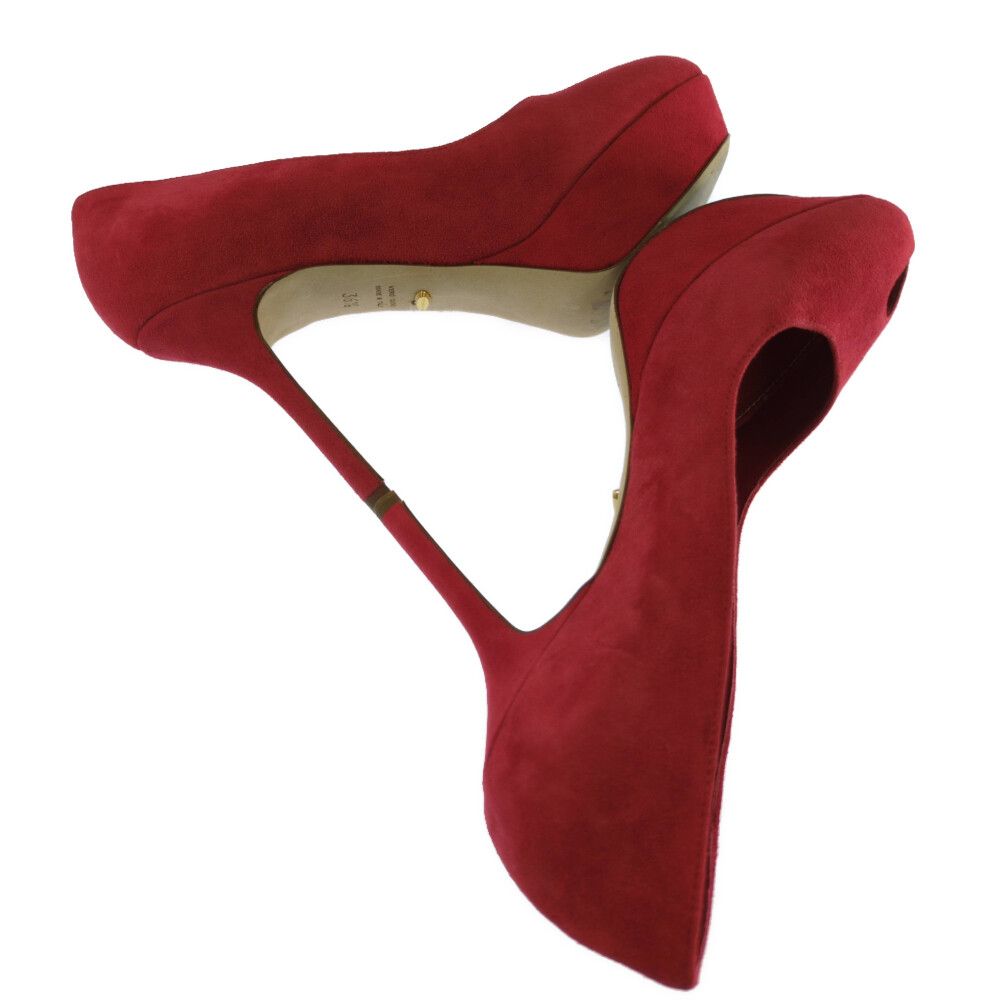 sergio rossi セルジオロッシ スエード ヒール 3 9810 パンプス靴 36 1