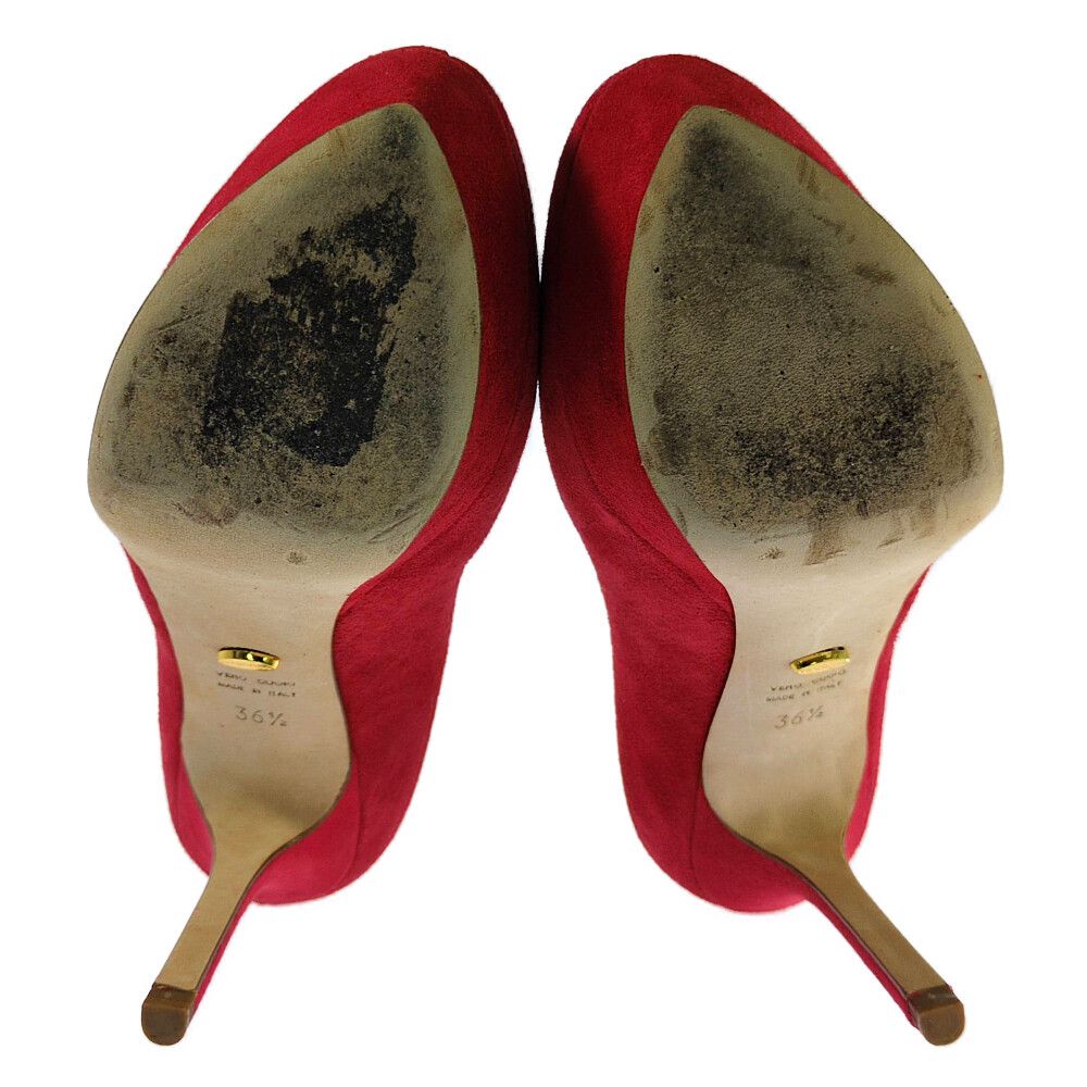 sergio rossi セルジオロッシ スエード ヒール 3 9810 パンプス靴 36 1