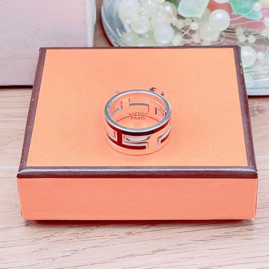 ◇エルメス◇新品仕上済 HERMES ムーブアッシュ ムーヴアッシュ 指輪