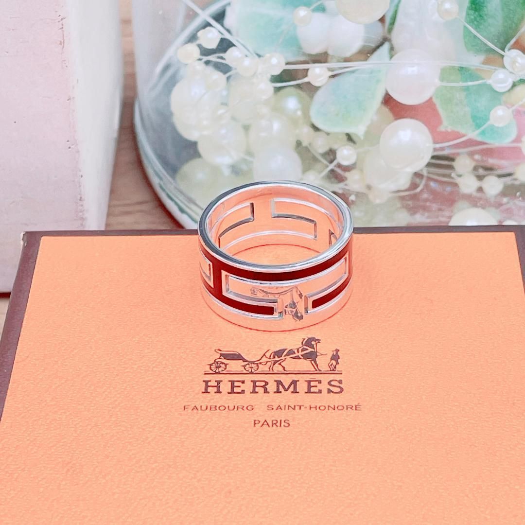 ◇エルメス◇新品仕上済 HERMES ムーブアッシュ ムーヴアッシュ 指輪