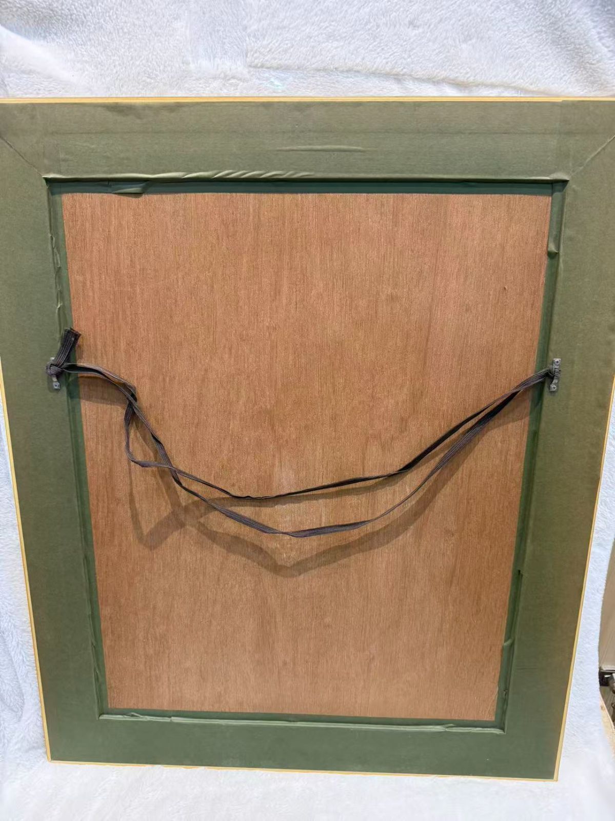 東郷青児「緑陰」リトグラフ（版画）額装 直筆サイン・落款入り - メルカリ