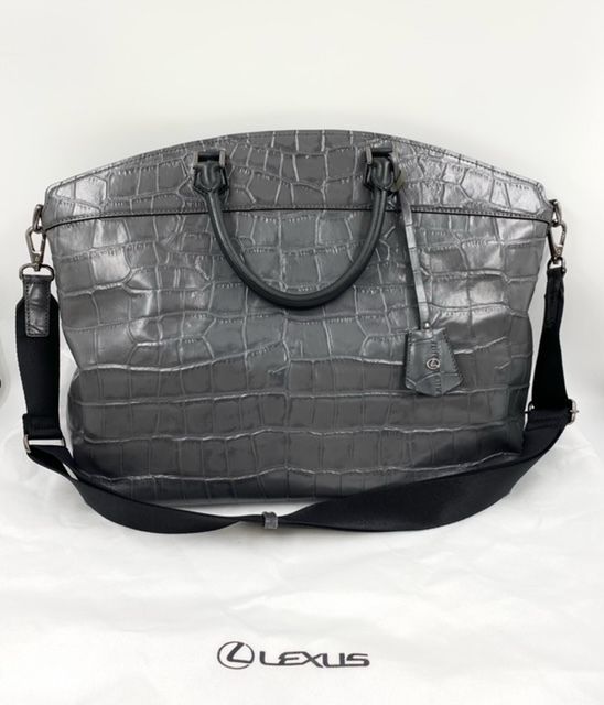 LEXUS レクサス トートバッグ トートバック クロコ調 牛革 クロコ調本