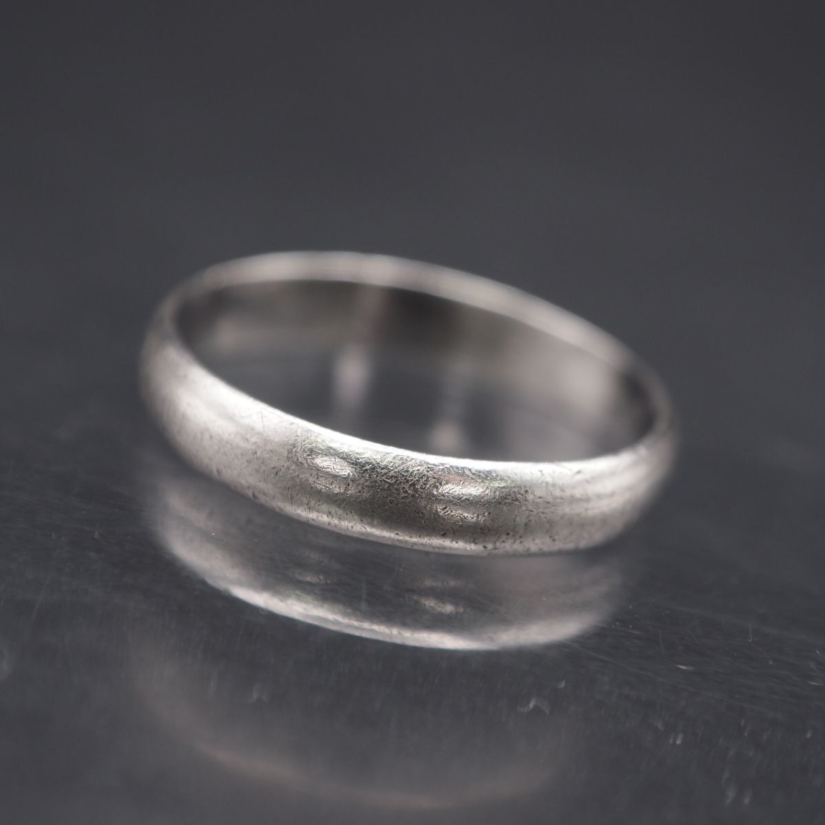 Q455 ヴィンテージ STERLING刻印 リング シンプル デザイン シルバー