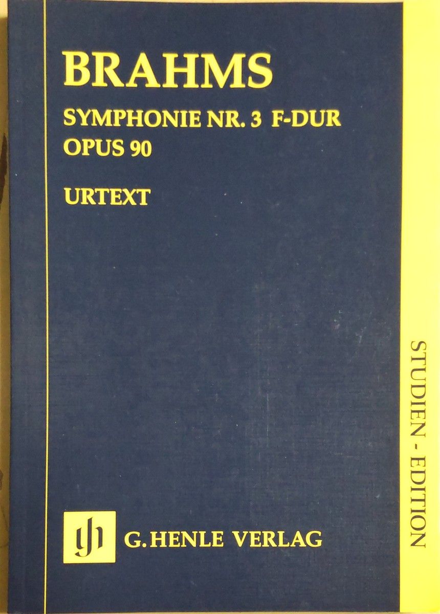 ブラームス 交響曲第3番 (スタディスコア/ポケットスコア) 輸入楽譜