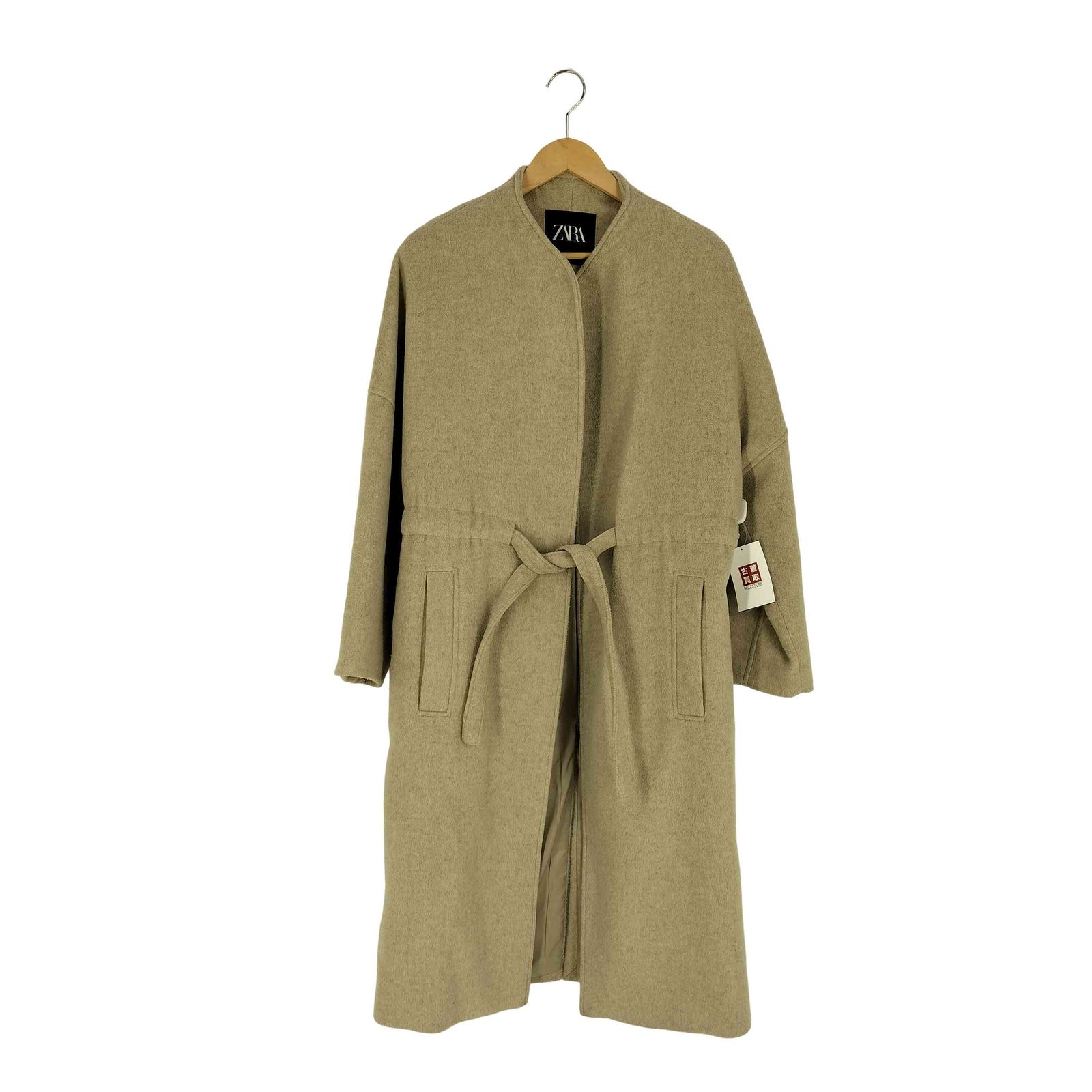 ザラ ZARA ベルトウールブレンドコートベルトウールブレンドコート