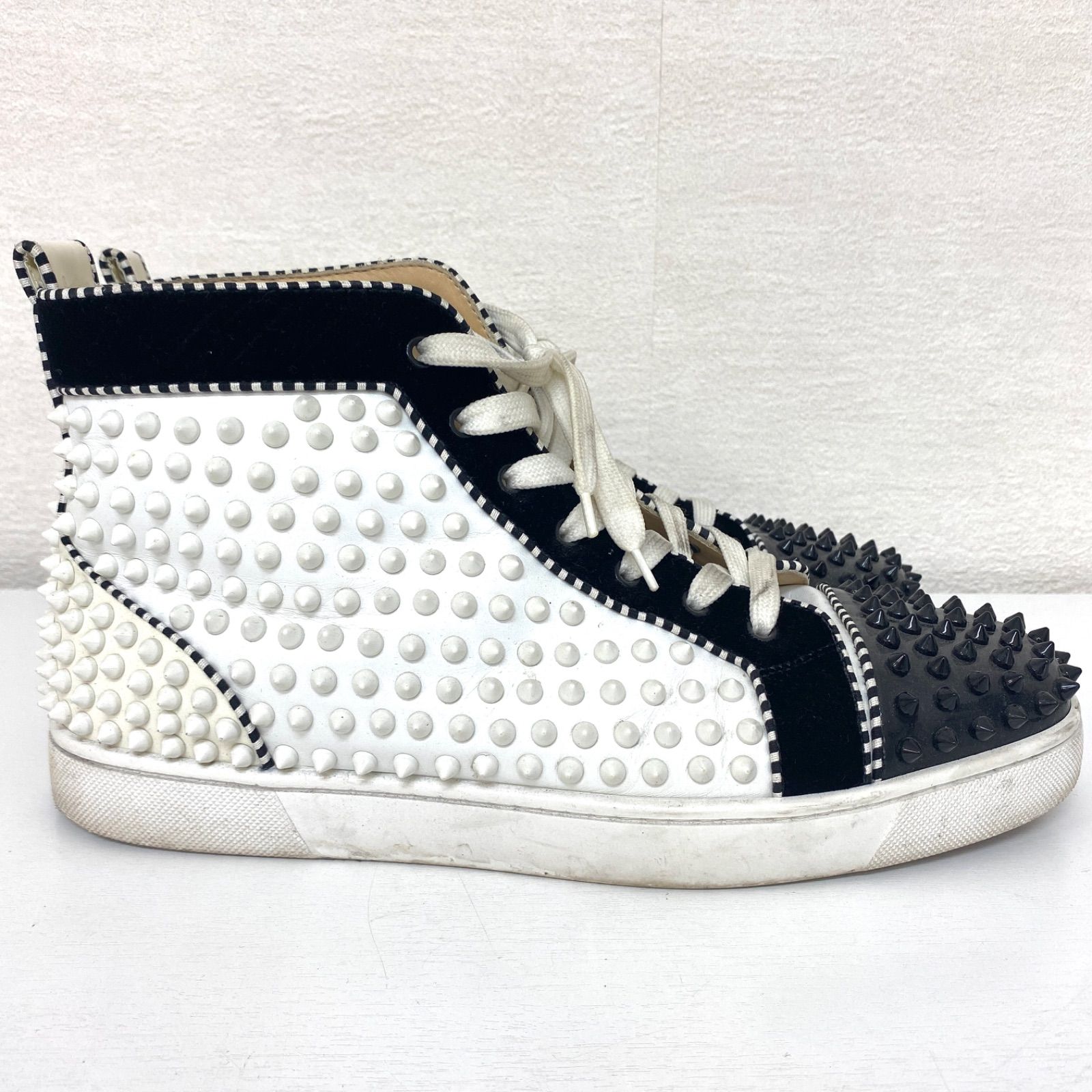 Louboutin ルブタン ハイカットスニーカー Louis Spikes ルイ Louboutin ルブタン ハイカットスニーカー Louis Spikes ルイ