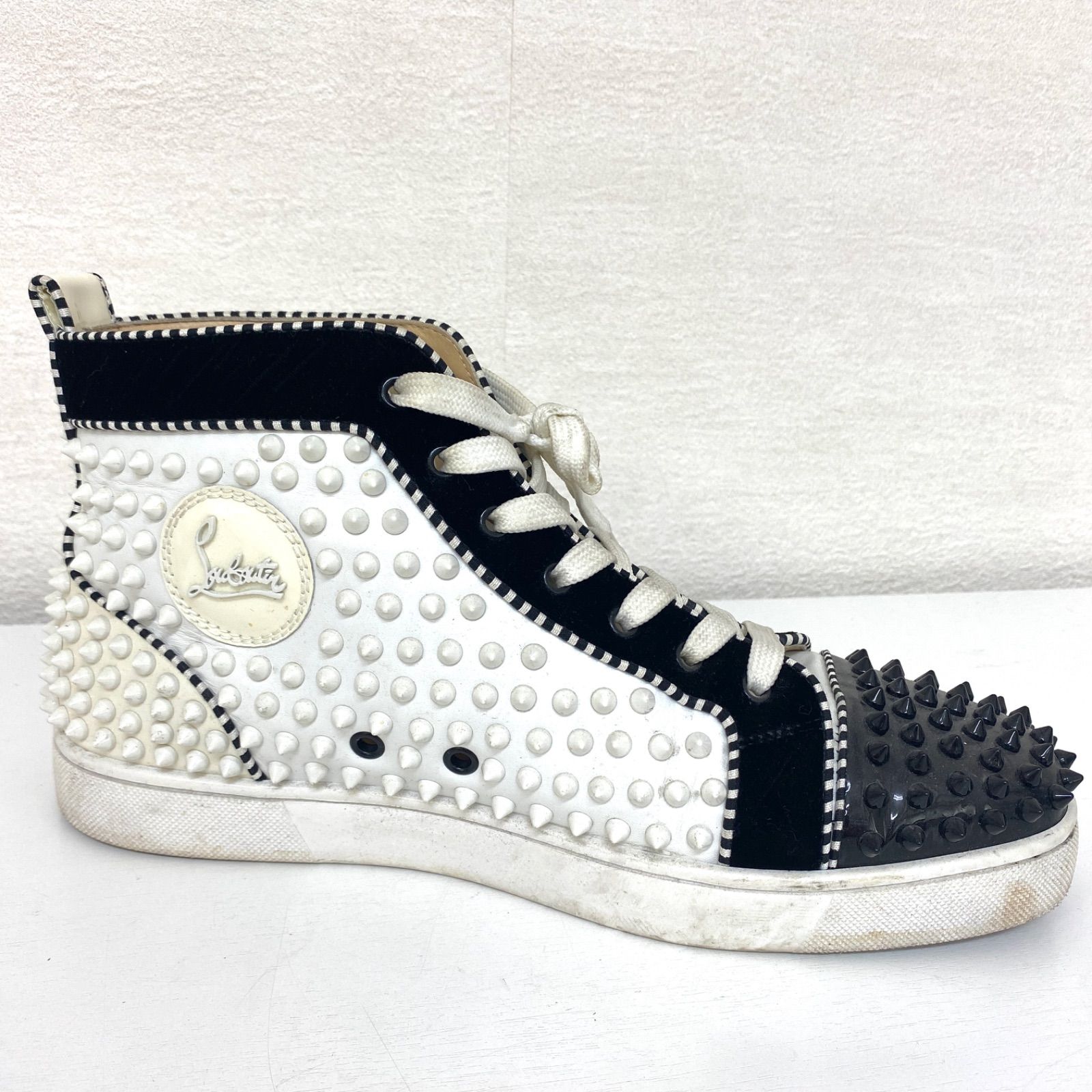 Louboutin ルブタン ハイカットスニーカー Louis Spikes ルイ