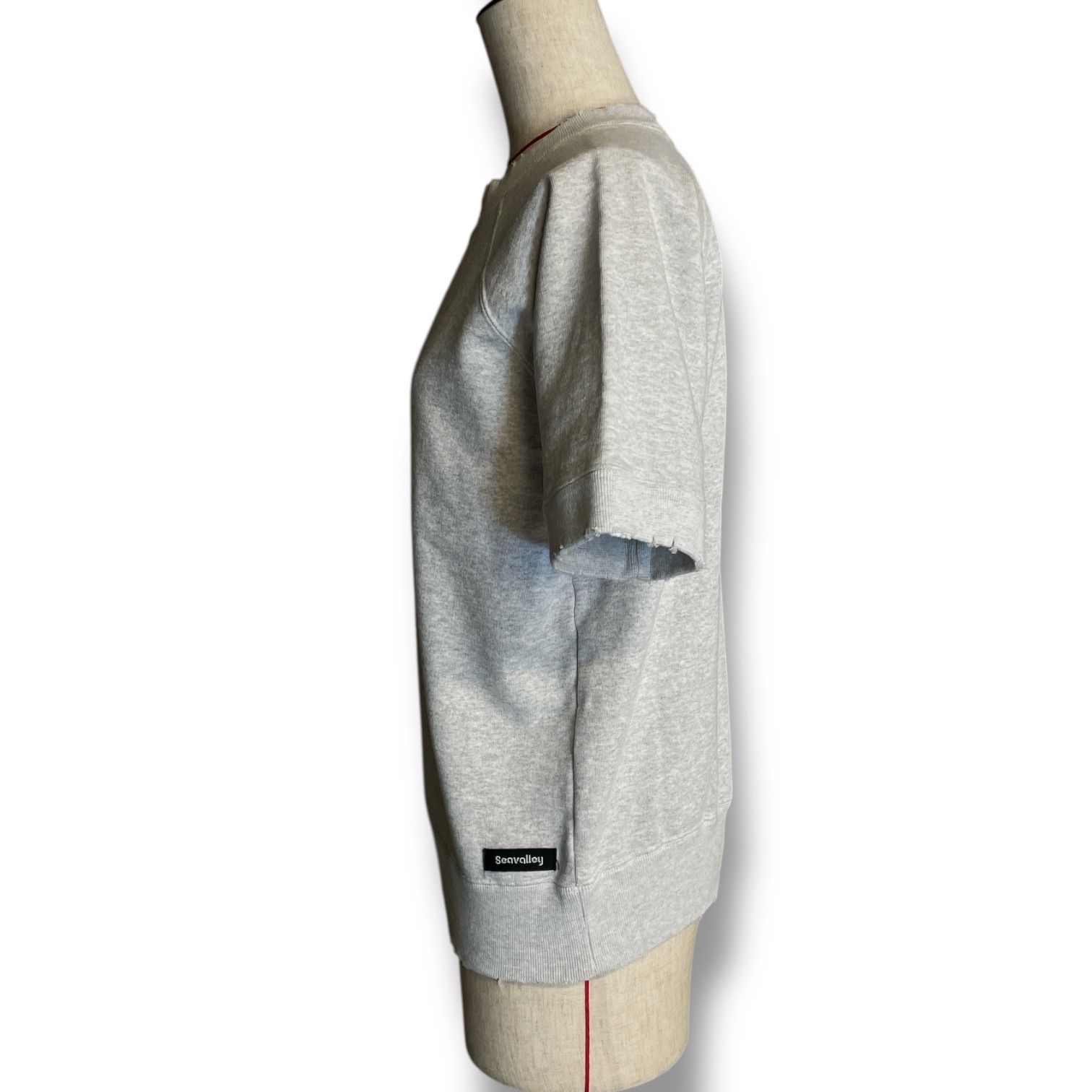 SEA Seavalley ダメージ加工 半袖スウェット SEA シー Seavalley Half Sleeve Sweat Shirt ハーフスリーブ