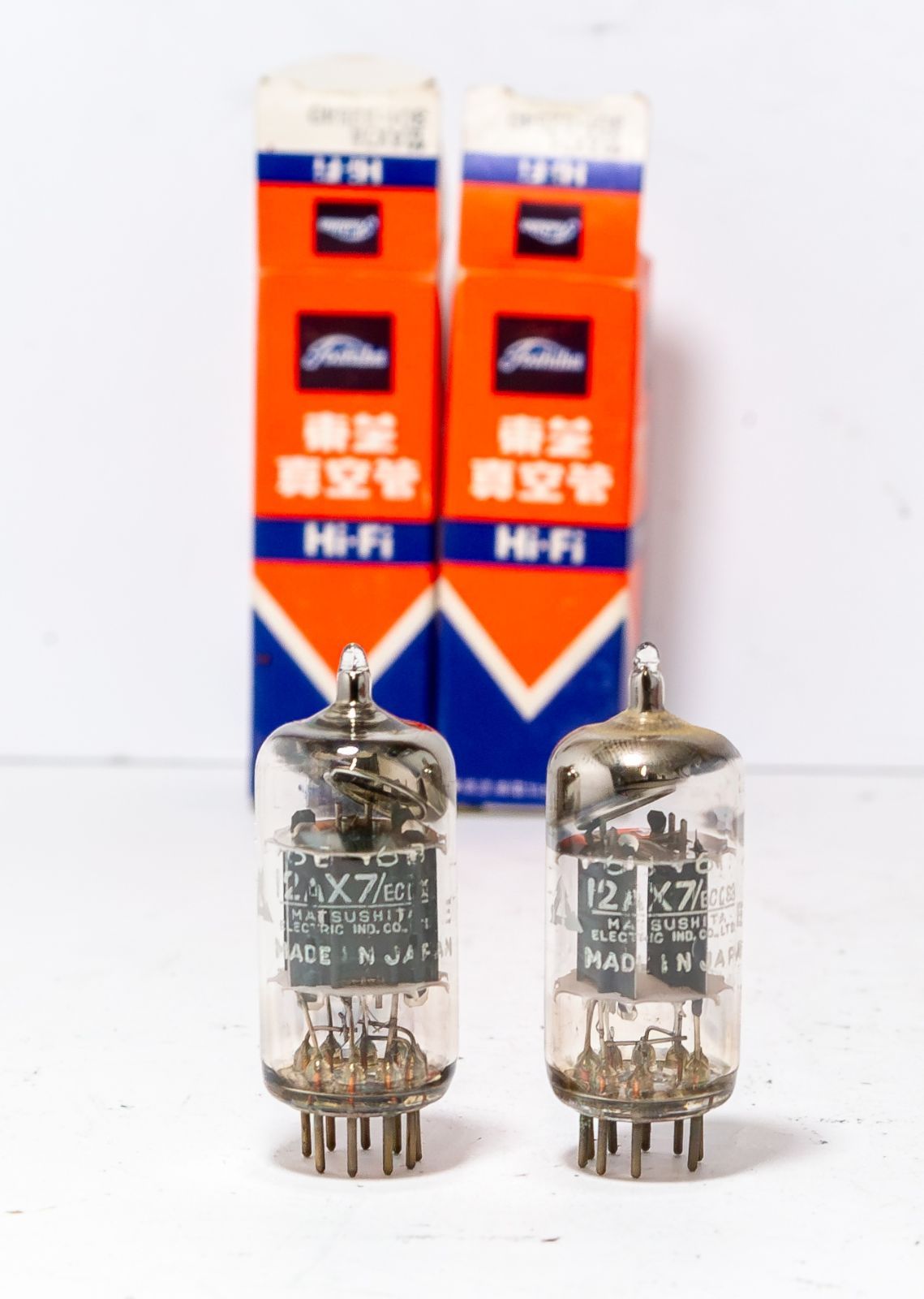 TOSHIBA 東芝 ELECTRON TUBE 真空管 Hi-Fi 12AX7A 301-32540 2個セット