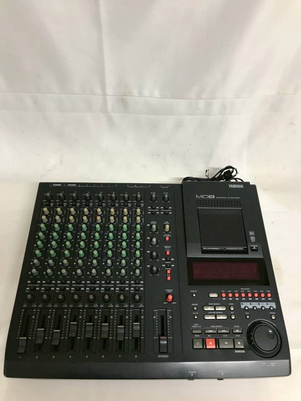 北見市発】ヤマハ YAMAHA MULTITRACK MD RECORDER MD8 黒 MDレコーダー
