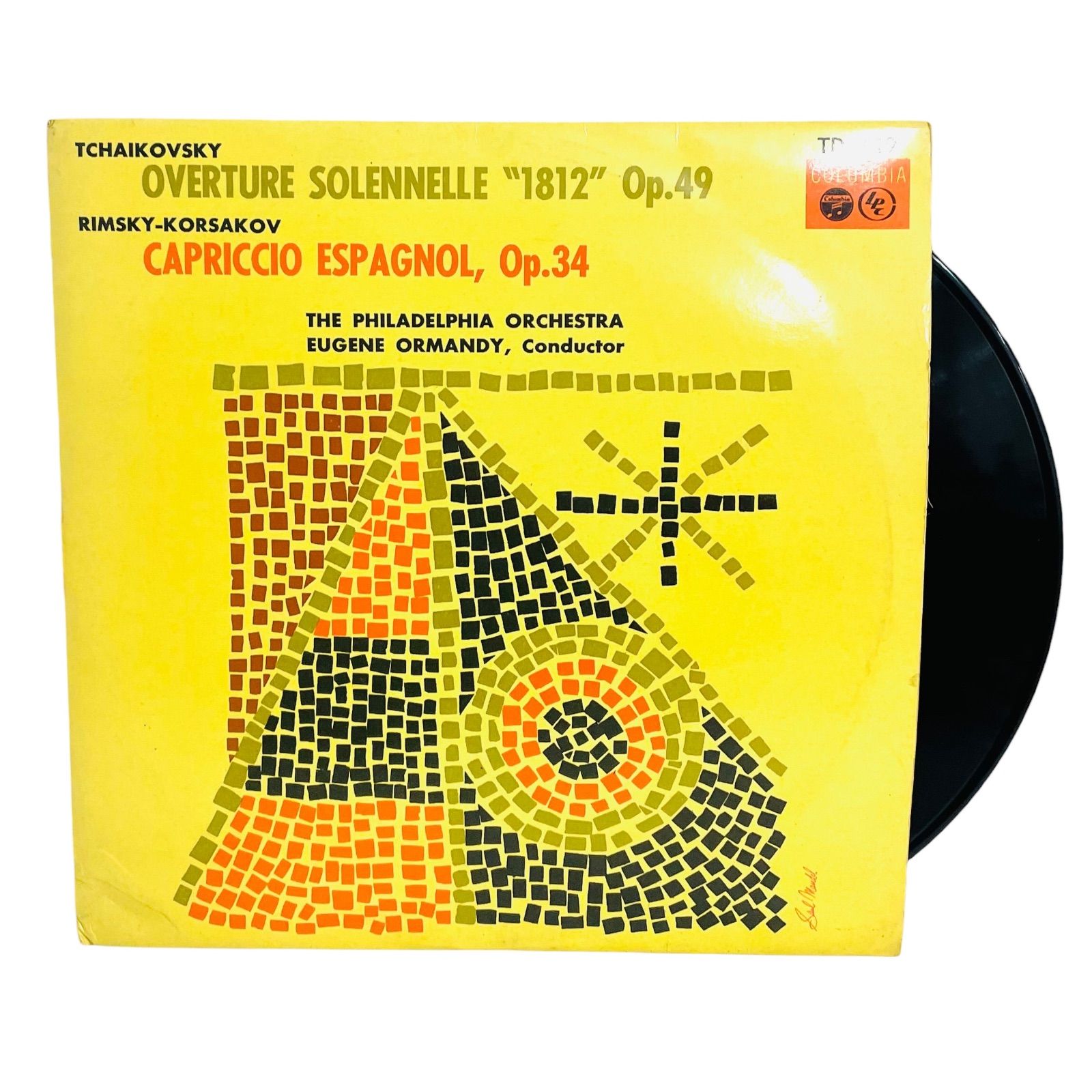 F02218 レコード 1812年 序曲 作品49 スペイン奇想曲 作品34