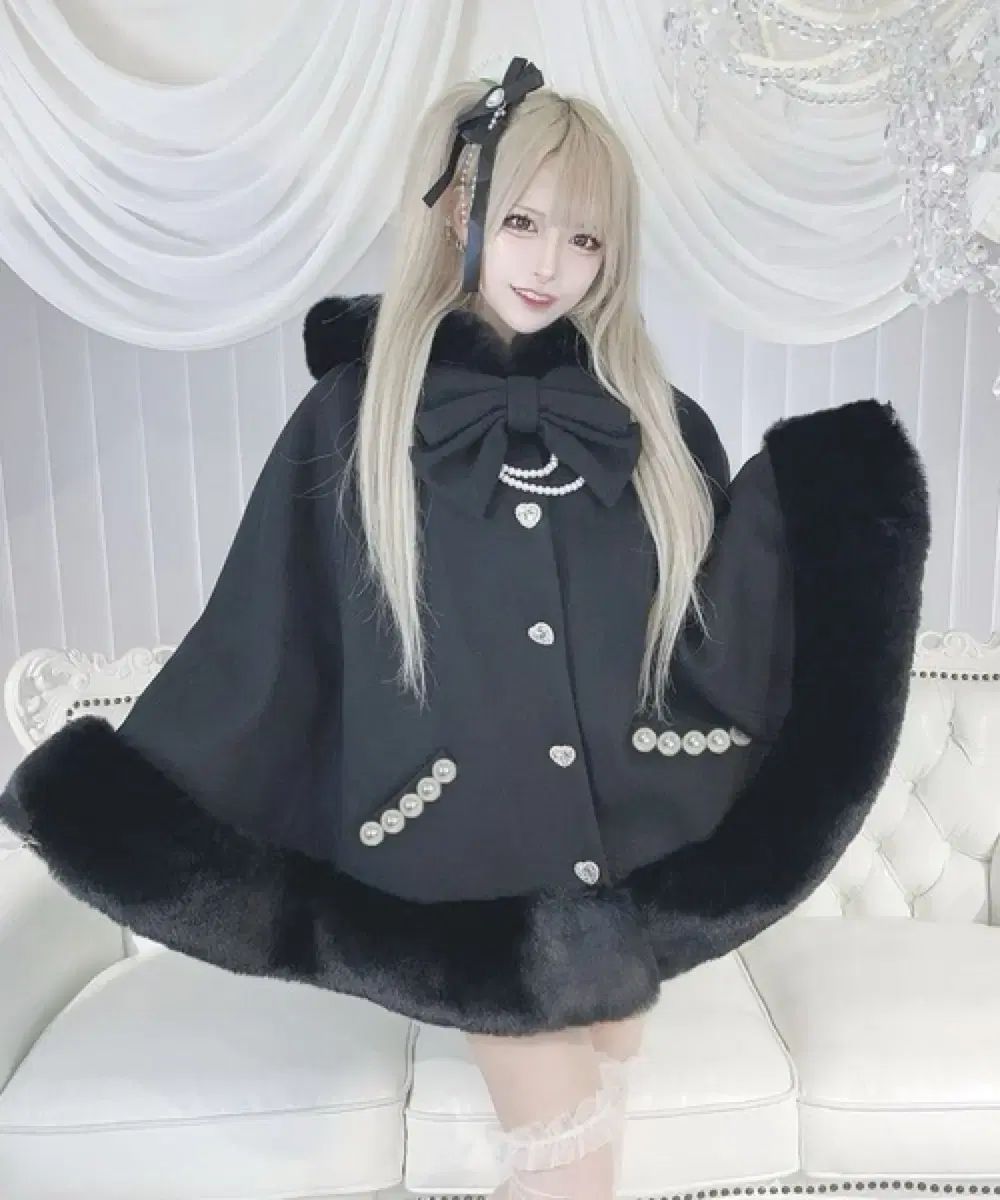 MA*RS マズ ポンチョ ケープ コート 地雷系 量産型 量産型 地雷系