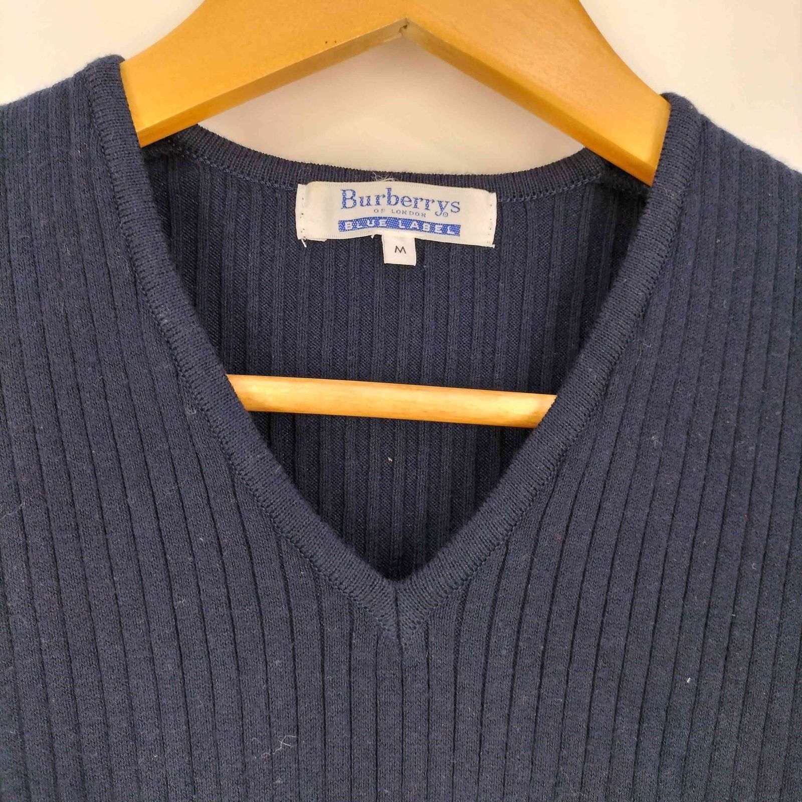 バーバリーブルーレーベル BURBERRY BLUE LABEL コットンナイロン V