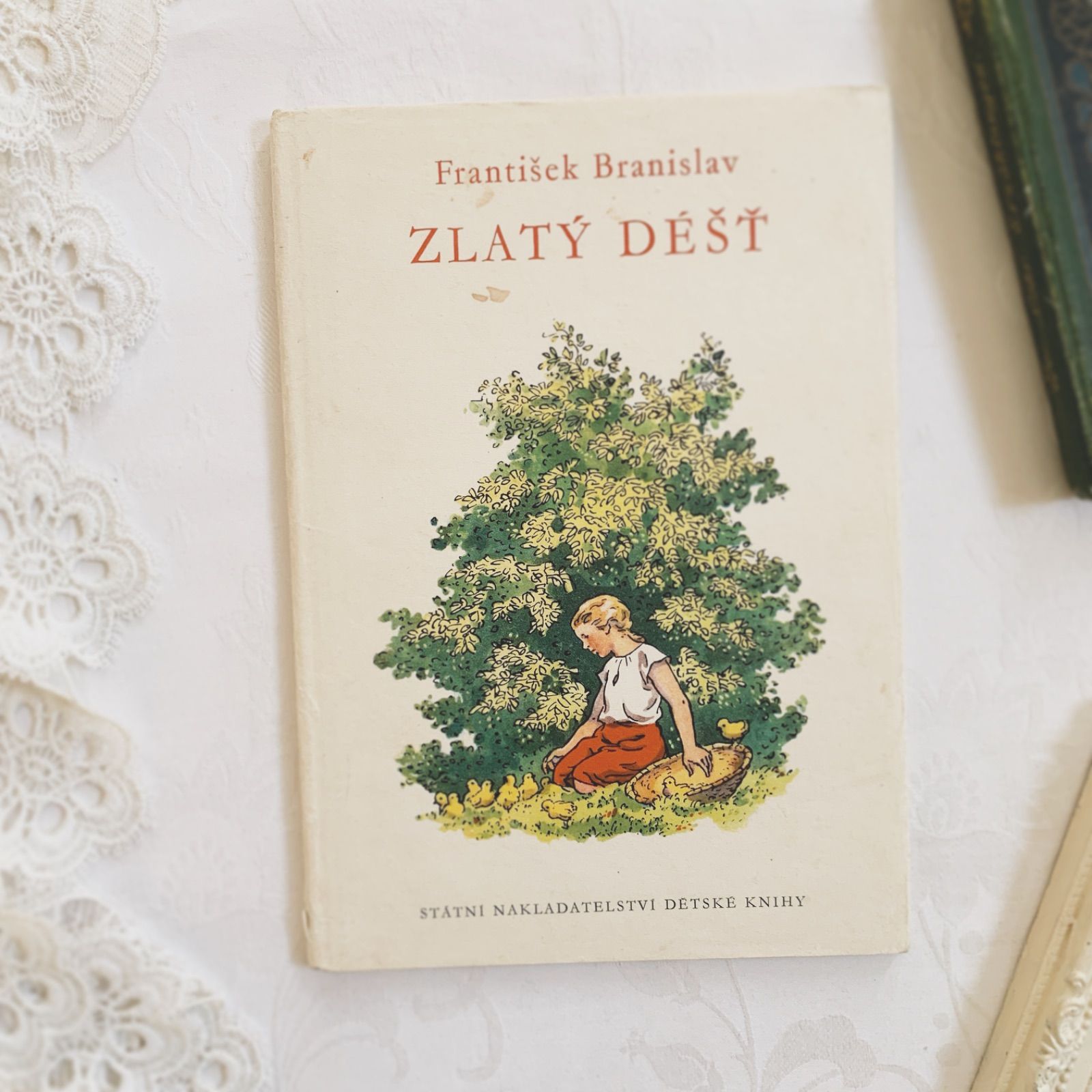 1955年 ヒヨコや小鳥たちも愛らしい チェコのヴィンテージ詩絵本 東欧