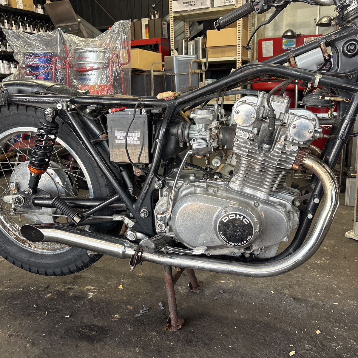 ゆ*Ｘ様 「中古品」SUZUKI GS400 マフラー SUZUKI GS400 マフラー 2本出し 社外品 スズキ - メルカリ