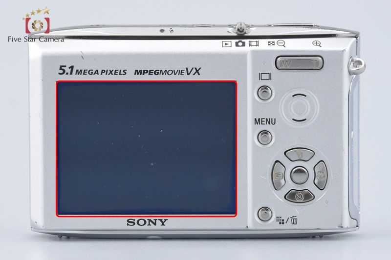 中古】SONY ソニー Cyber-Shot DSC-T5 シルバー コンパクトデジタル