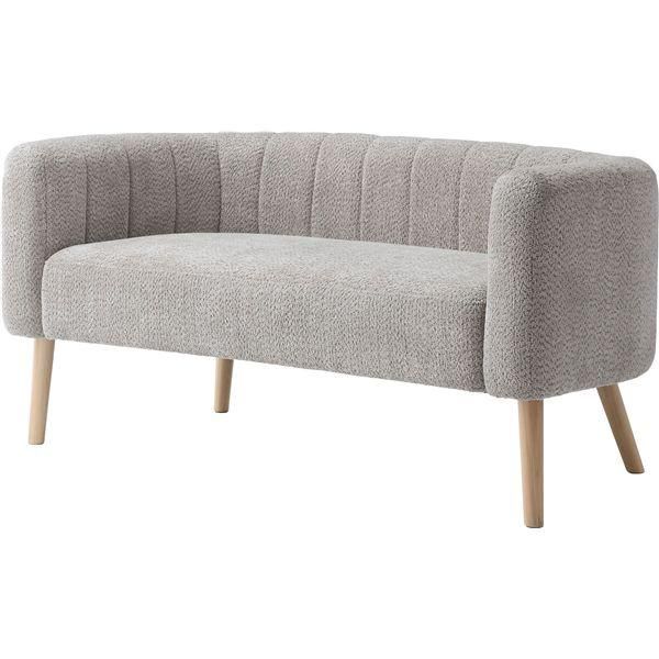 ソファー グレージュ 約W142×D72×H67×SH44cm 組立式