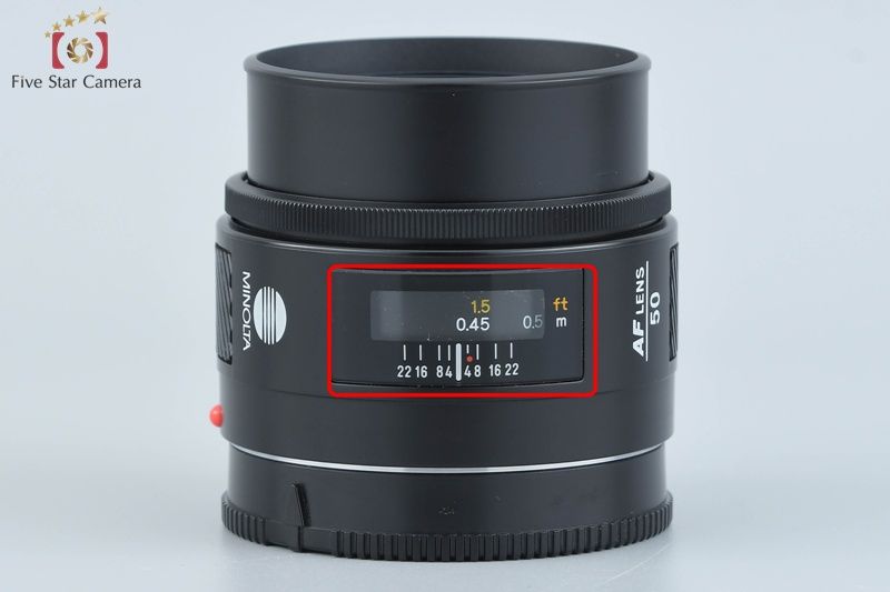 中古】MINOLTA ミノルタ AF 50mm f/1.4 旧タイプ 元箱付き - メルカリ
