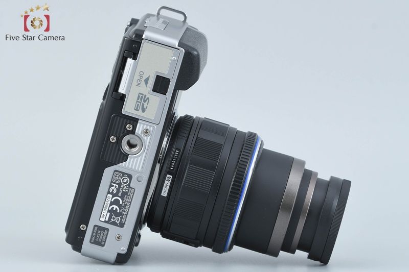 中古】OLYMPUS オリンパス PEN Lite E-PL1 ブラック + M.ZUIKO DIGITAL