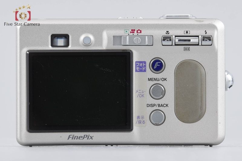 中古】FUJIFILM 富士フイルム FINEPIX F455 シルバー コンパクト